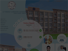 Tablet Screenshot of holyfamilyconventschool.com